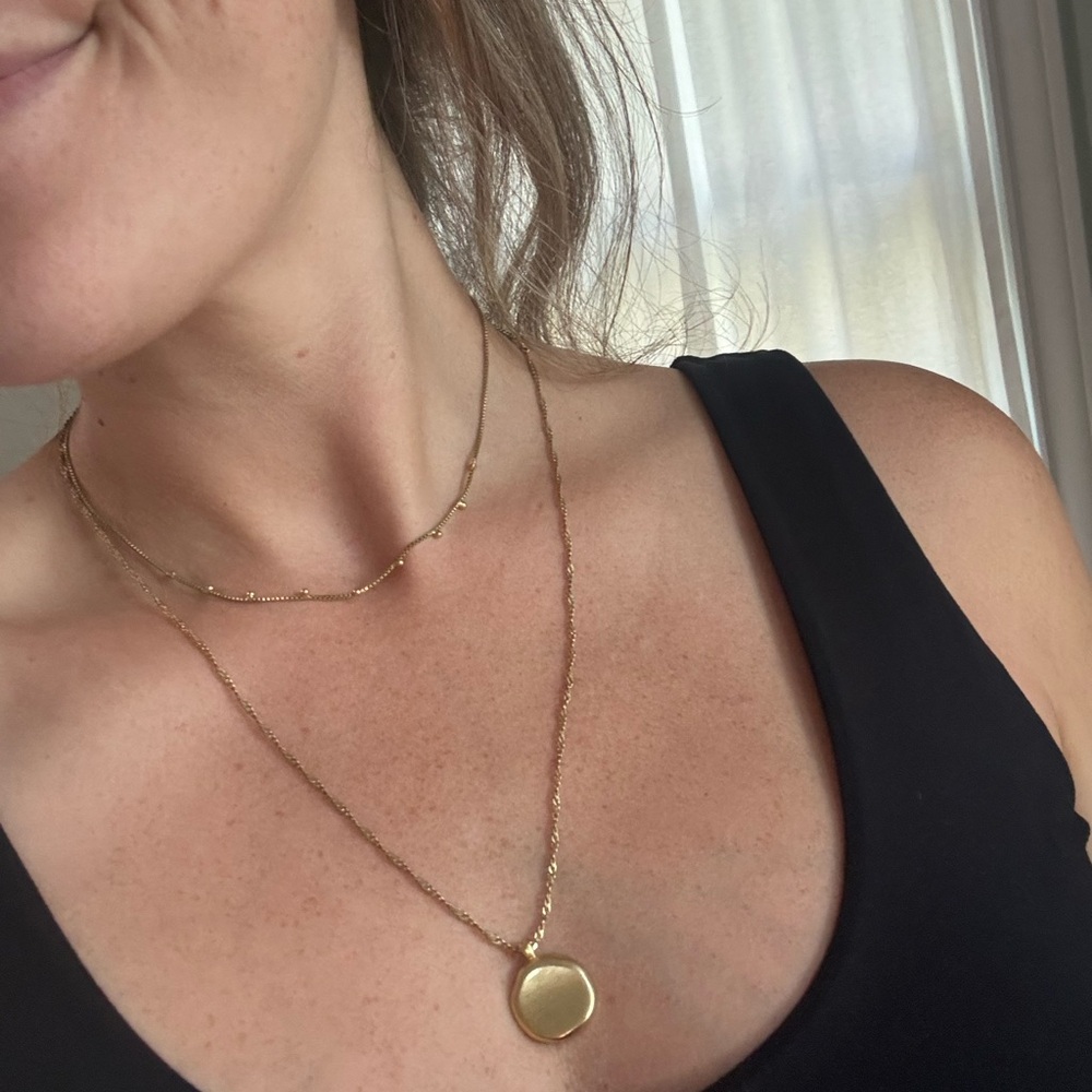 Madewell -  Gold Necklace Set (2)